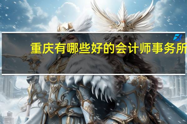重庆有哪些好的会计师事务所