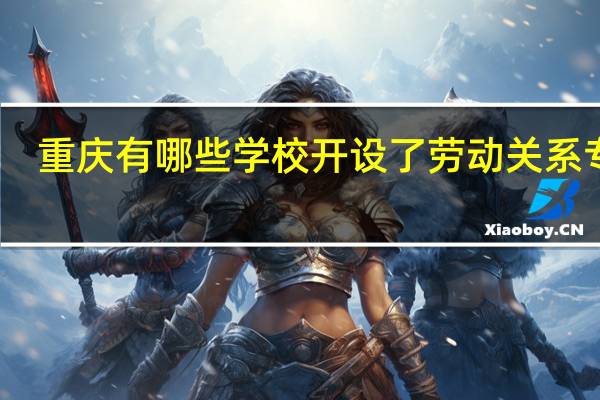 重庆有哪些学校开设了劳动关系专业