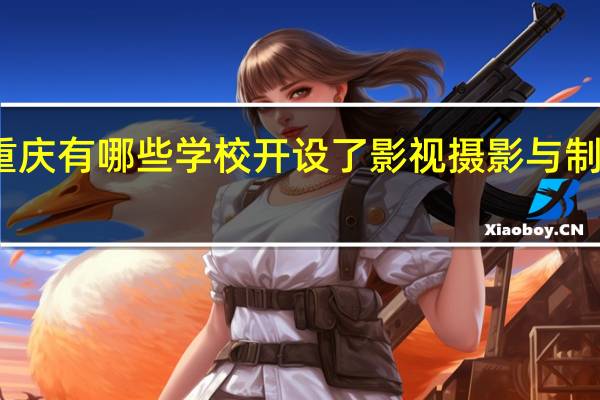 重庆有哪些学校开设了影视摄影与制作专业