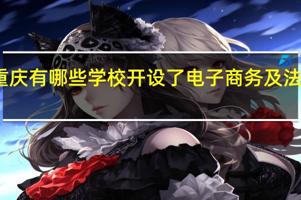 重庆有哪些学校开设了电子商务及法律专业