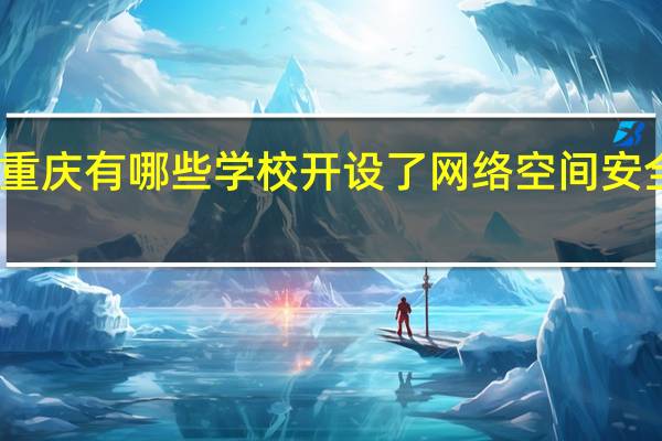 重庆有哪些学校开设了网络空间安全专业
