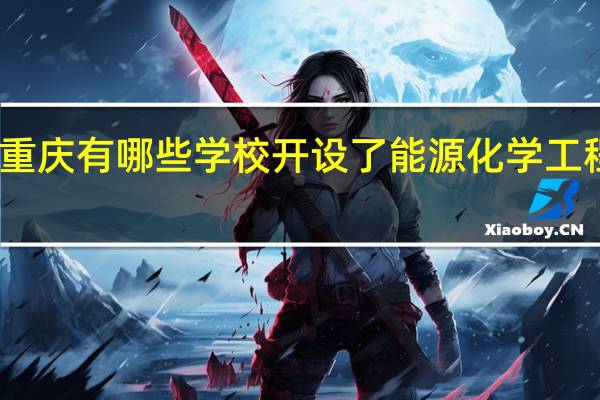 重庆有哪些学校开设了能源化学工程专业