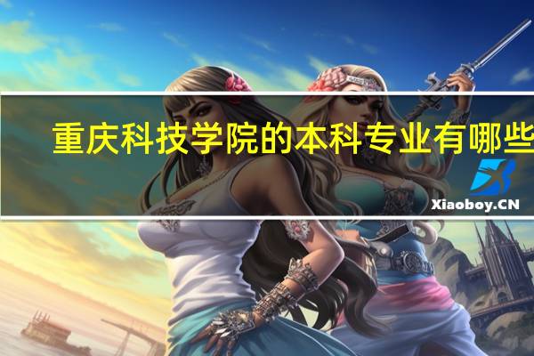 重庆科技学院的本科专业有哪些啊