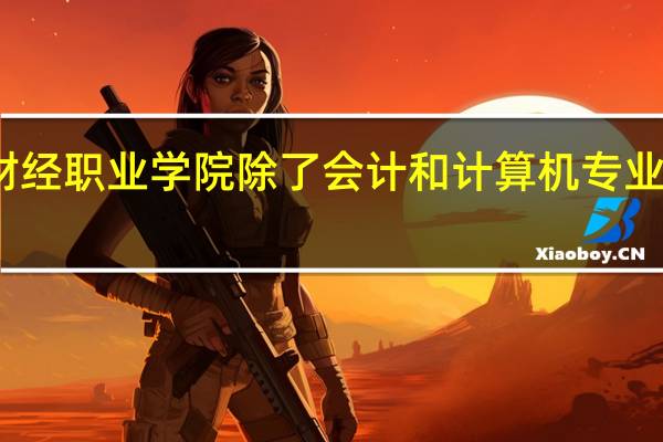 重庆财经职业学院除了会计和计算机专业比较好以外，还有其他可以推荐的吗