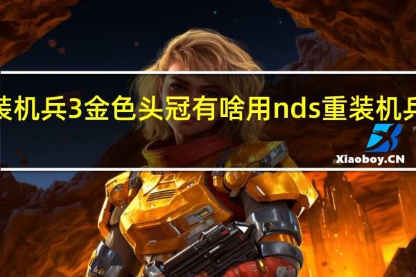 重装机兵3金色头冠有啥用 nds重装机兵3金手指