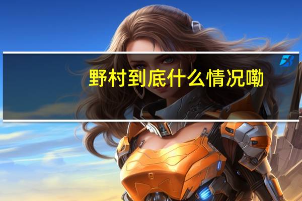 野村 到底什么情况嘞