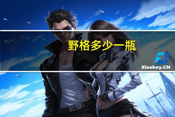 野格多少一瓶
