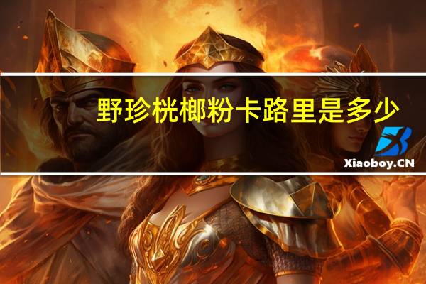 野珍 桄榔粉卡路里是多少