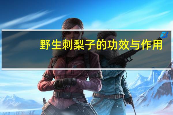 野生刺梨子的功效与作用