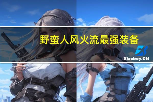野蛮人风火流最强装备