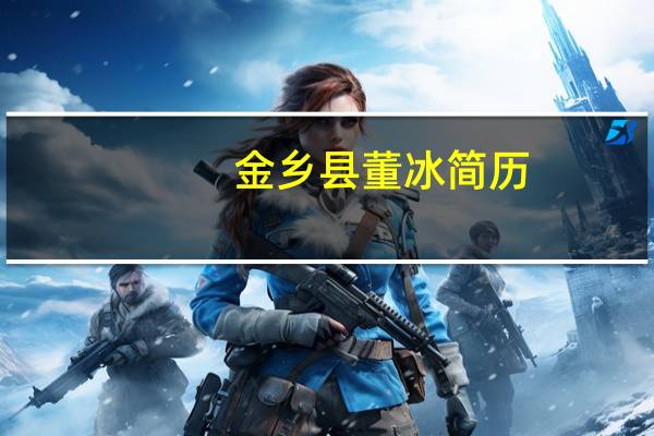 金乡县董冰简历（金乡县长董冰丈夫是谁）
