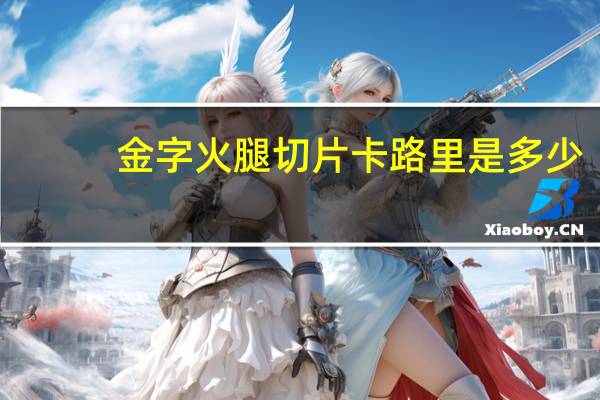 金字 火腿切片卡路里是多少