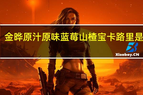 金晔 原汁原味蓝莓山楂宝卡路里是多少