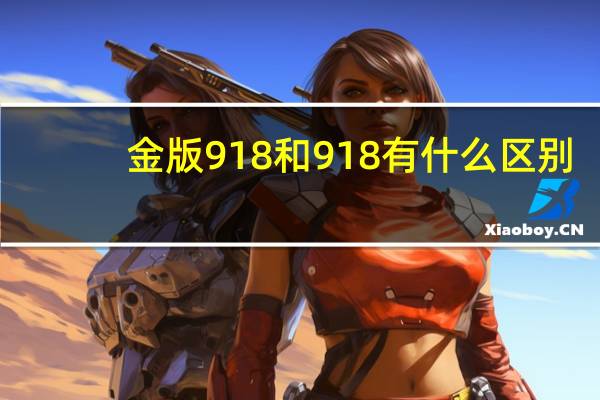 金版918和918有什么区别