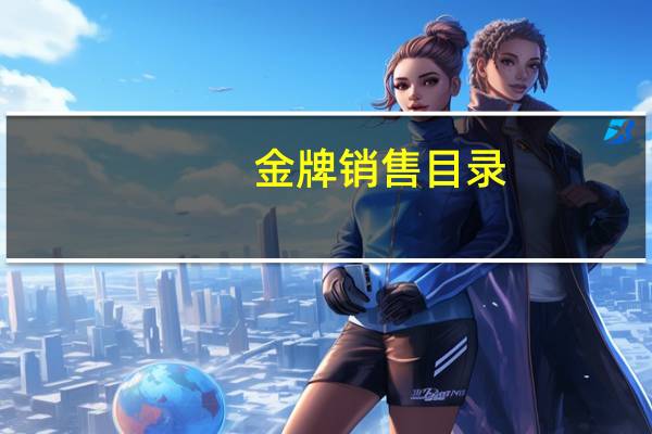 金牌销售目录