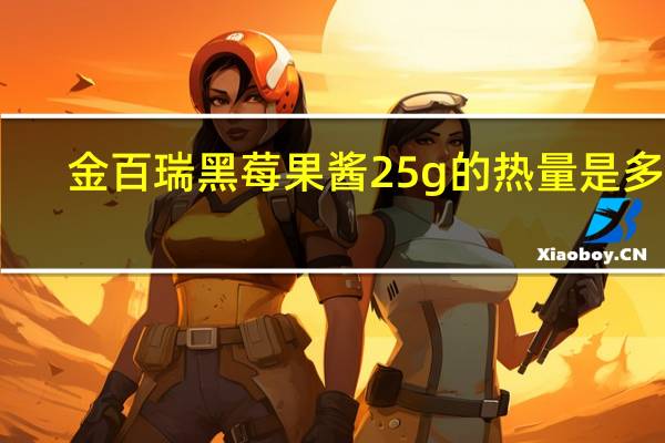 金百瑞 黑莓果酱 25g的热量是多少