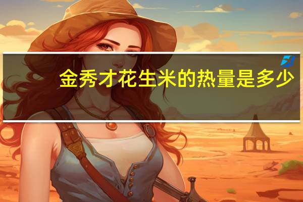 金秀才 花生米的热量是多少