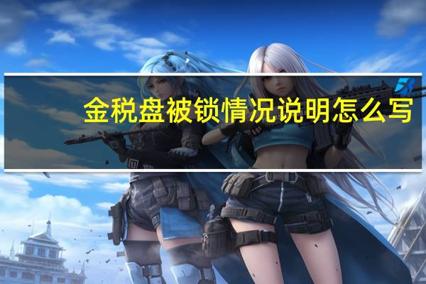 金税盘被锁情况说明怎么写（税盘锁死情况说明模板）