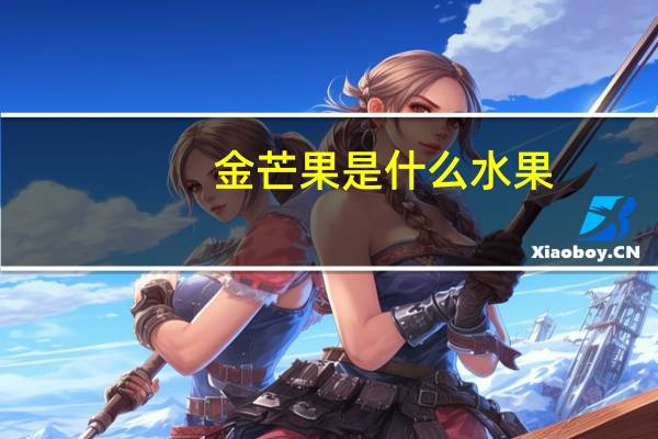 金芒果是什么水果
