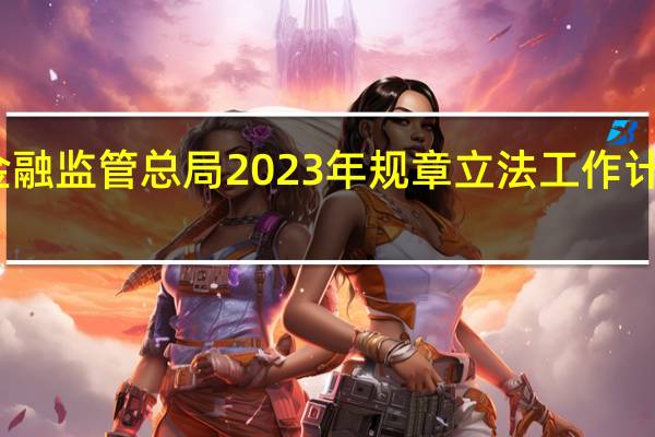 金融监管总局2023年规章立法工作计划发布