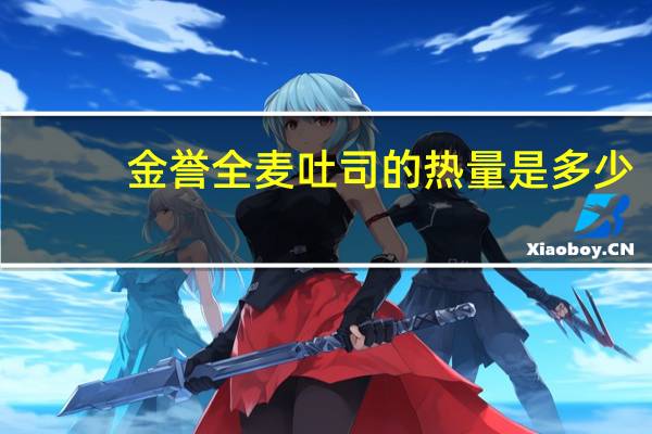 金誉 全麦吐司的热量是多少