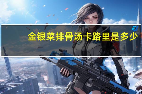 金银菜排骨汤卡路里是多少