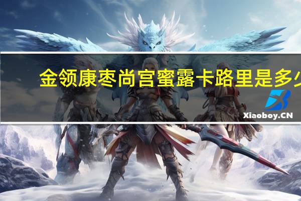 金领康 枣尚宫蜜露卡路里是多少