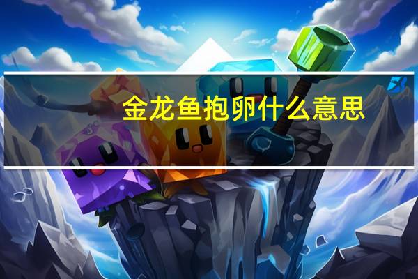 金龙鱼抱卵什么意思