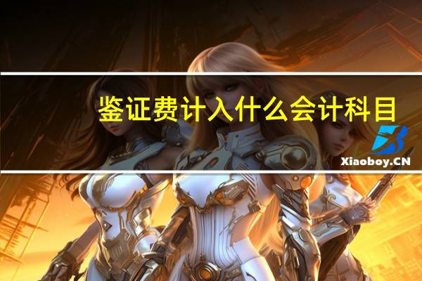 鉴证费计入什么会计科目