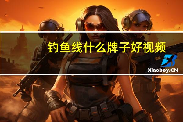 钓鱼线什么牌子好视频（钓鱼线什么牌子好）