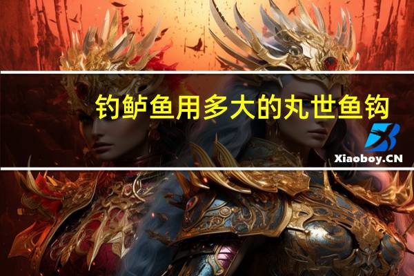 钓鲈鱼用多大的丸世鱼钩