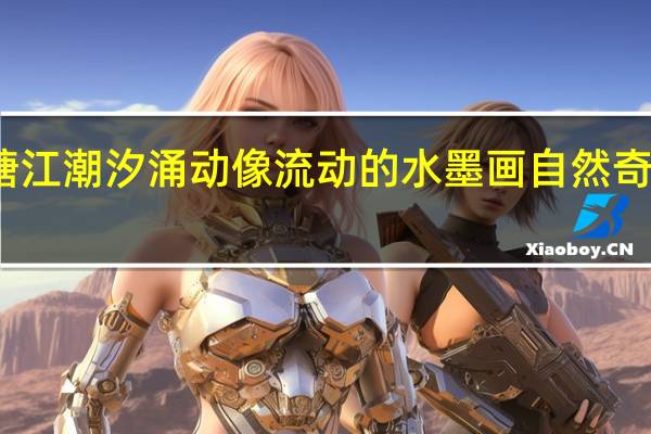 钱塘江潮汐涌动像流动的水墨画 自然奇观引热议