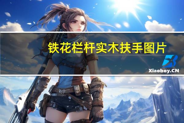 铁花栏杆实木扶手图片（铁花栏杆）
