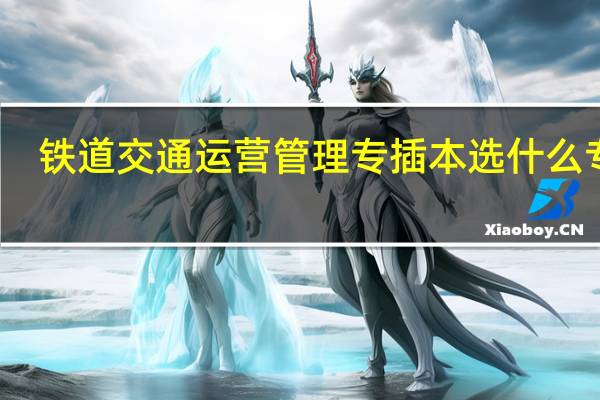 铁道交通运营管理专插本选什么专业