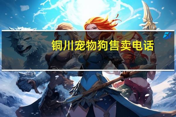 铜川宠物狗售卖电话