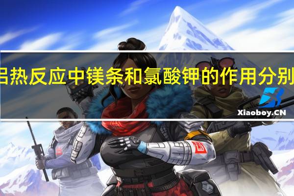 铝热反应中镁条和氯酸钾的作用分别是什么（铝热反应中镁条和氯酸钾的作用）