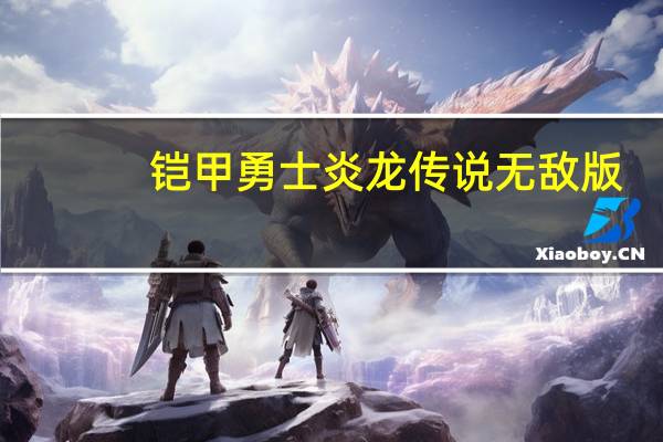 铠甲勇士炎龙传说无敌版（铠甲勇士激斗传炎龙登场无敌版作弊码）