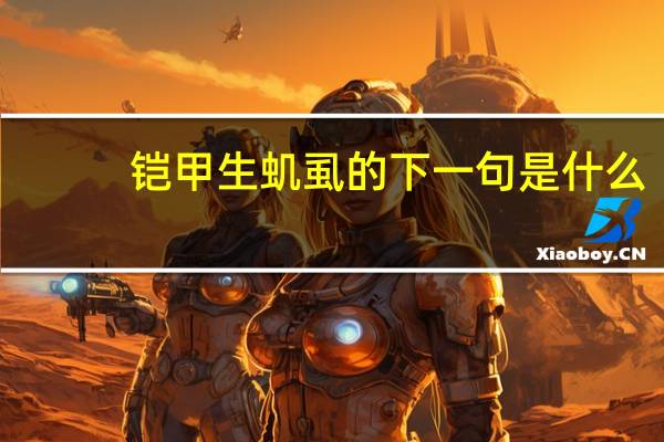 铠甲生虮虱的下一句是什么
