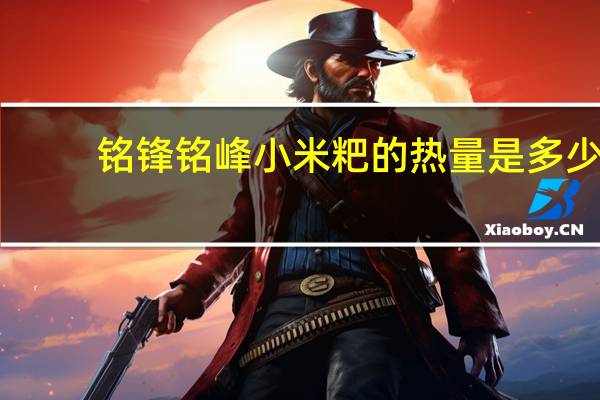 铭锋 铭峰 小米粑的热量是多少