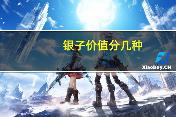 银子价值分几种
