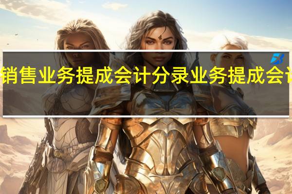 销售业务提成会计分录 业务提成会计分录