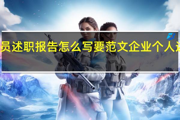 销售人员述职报告怎么写要范文 企业个人述职报告范文