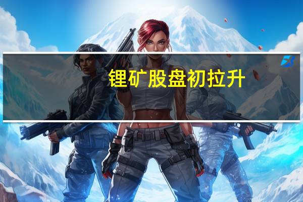 锂矿股盘初拉升