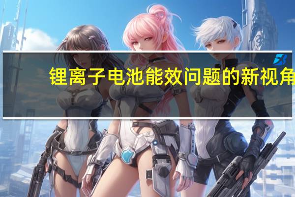 锂离子电池能效问题的新视角