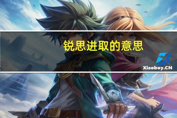 锐思进取的意思