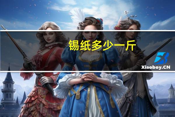 锡纸多少一斤