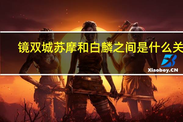 镜双城苏摩和白麟之间是什么关系