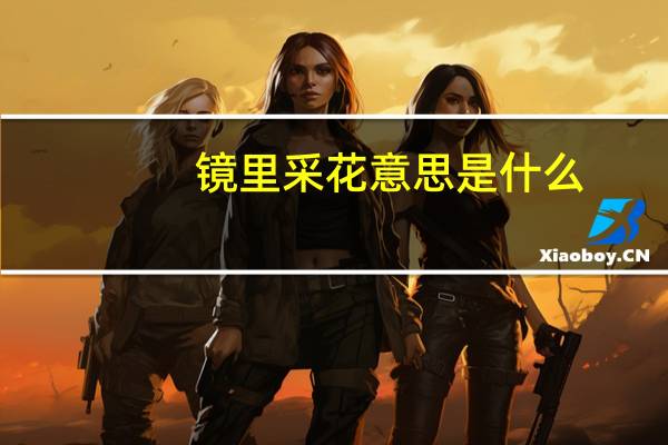 镜里采花意思是什么