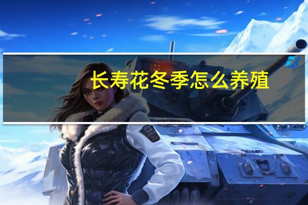 长寿花冬季怎么养殖