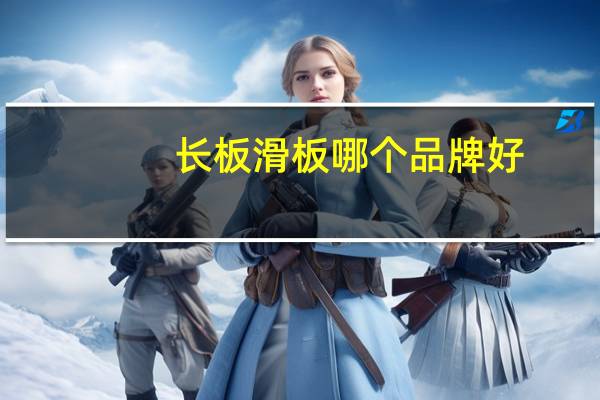 长板滑板哪个品牌好